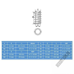 Муфта SISO C-820 10х20х8 12.10.175 - Зображення продукту 2