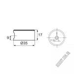 Корпус KD-система SISO Fuerte 35x17 11.03.610 - Зображення продукту 1