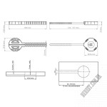 Стяжка для стільниці SISO Fix-A-Lot, 35x127x9 11.04.470 - Зображення продукту 8
