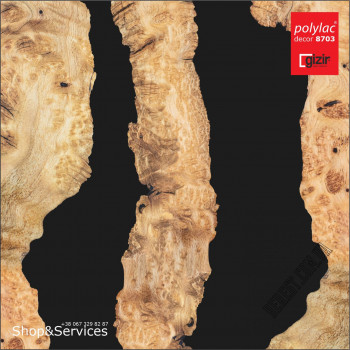Панель Polylac Gizir 8703 глянець 2800х1220х18