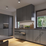 Профіль-ручка J вертикальний боковий GTV VELLO 3000 мм, чорний - Зображення продукту 6