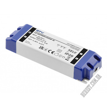 Трансформатор GTV LED PRO+ 12V, 36W для світлодіодного освітлення
