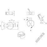 Стяжка SISO для компакт плити 11.04.465-0