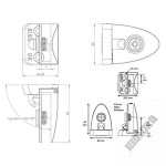 Петля під скло SISO BADGE для вузького профілю 15.06.206 - Зображення продукту 1