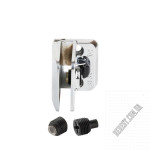 Петля під скло SISO SQUARE L для вузького профілю 15.06.260 - Зображення продукту 2