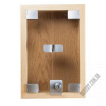 Ручка під скло SISO SQUARE 17.40.080 - Зображення продукту 1