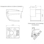 Ручка під скло SISO SQUARE 17.40.084 - Зображення продукту 2