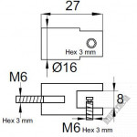 Кріплення SISO тросової системи вертикальний 22.12.060 - Зображення продукту 0