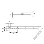 Петля SISO рояльна 15.12.076 - Зображення продукту 1