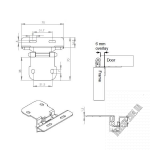 Завіса меблева SISO FORTE 15.90.011 - Зображення продукту 2