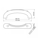 Ручкa DU05-0096-R0065 - Зображення продукту 1
