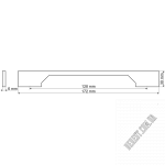Ручка UA52-0128-A0C00 - Зображення продукту 1