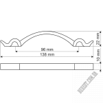 Ручка UR14-0096-G0005 - Зображення продукту 1