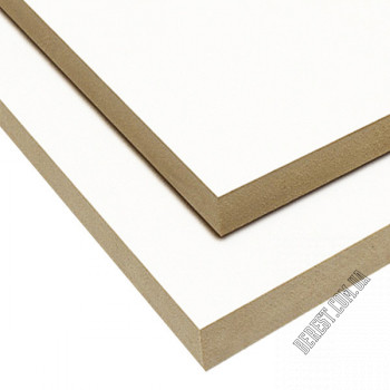 Плита лам МДФ 101 SM Біла 2500х2070х16  одностороння L1