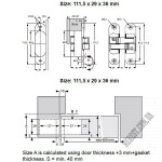 Петля SISO VICI 111.5х23.3х29.6 (40) 15.08.115 - Зображення продукту 4