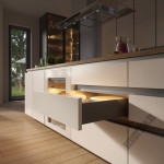 Профіль-ручка С горизонтальний GTV VELLO 4000 мм з підсвіткою, чорний - Зображення продукту 2