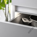 Профіль-ручка С горизонтальний GTV VELLO 4000 мм з підсвіткою, чорний - Зображення продукту 5